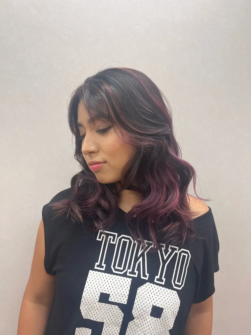 ロング カラー ハイライト🌺 ZIONのヘアスタイル
