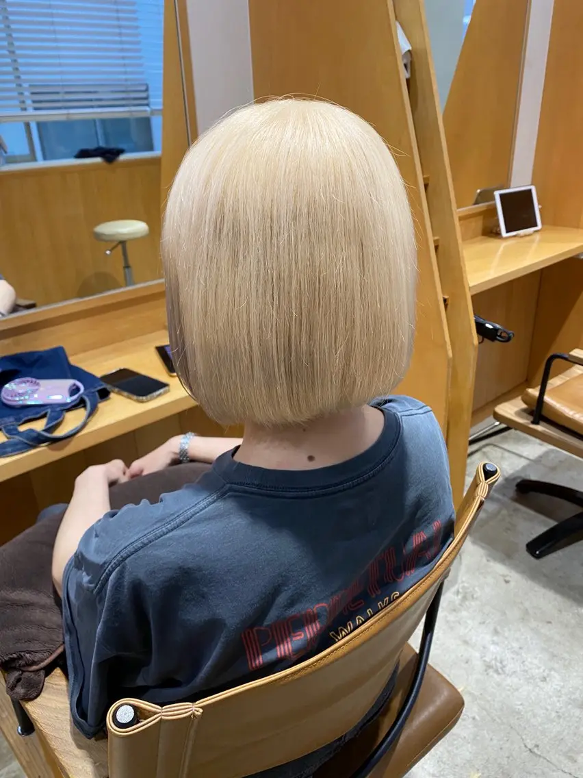 ショート ヘアカラー GINZARay2 風本朱里🐥のヘアスタイル