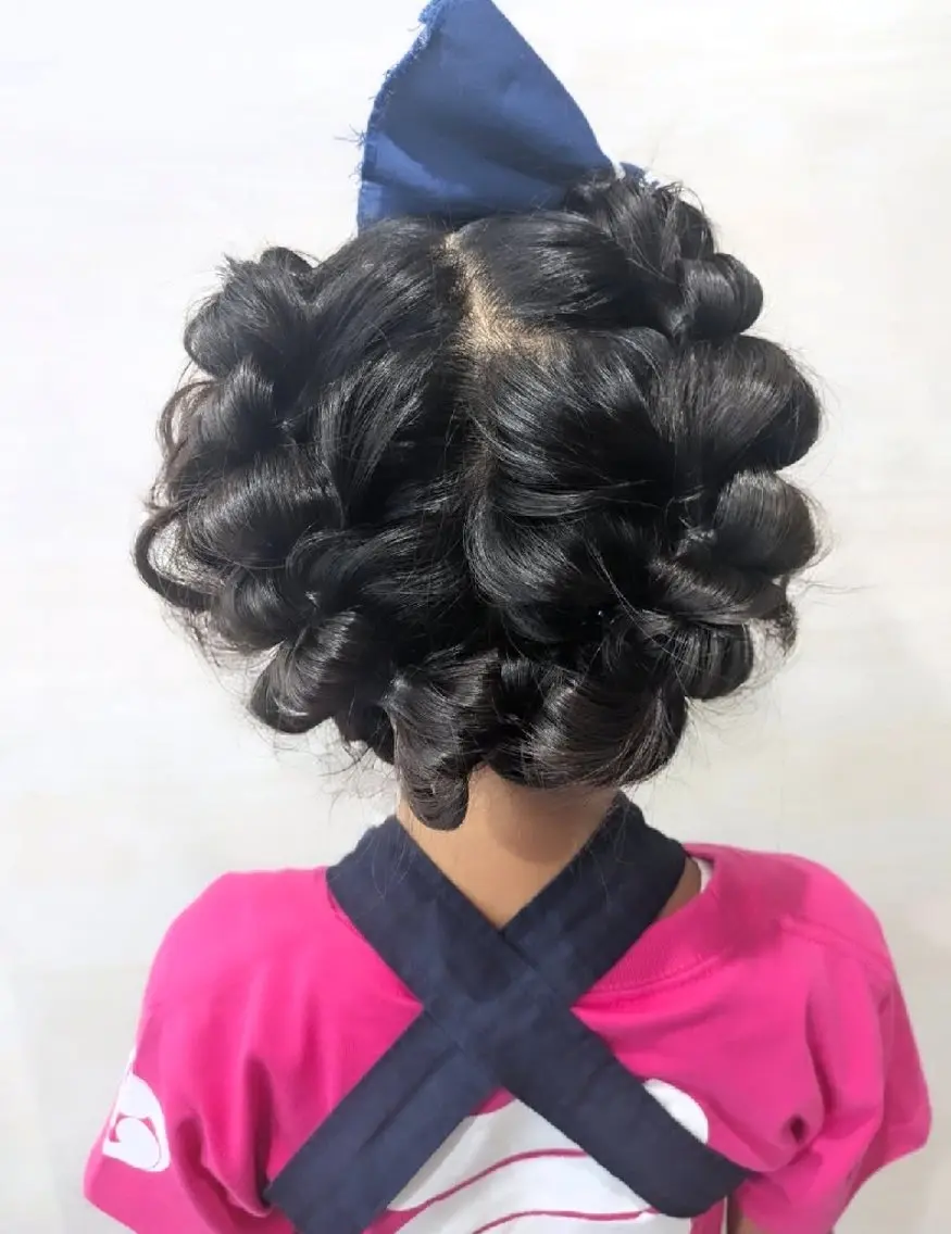ヘアアレンジ 浜松/篠原町 ハリコシ艶カラーのヘアスタイル