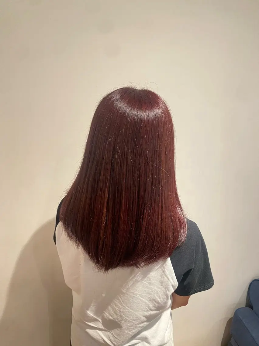 ミディアム カラー ブラウンカラー reimi 表参道🍒のヘアスタイル