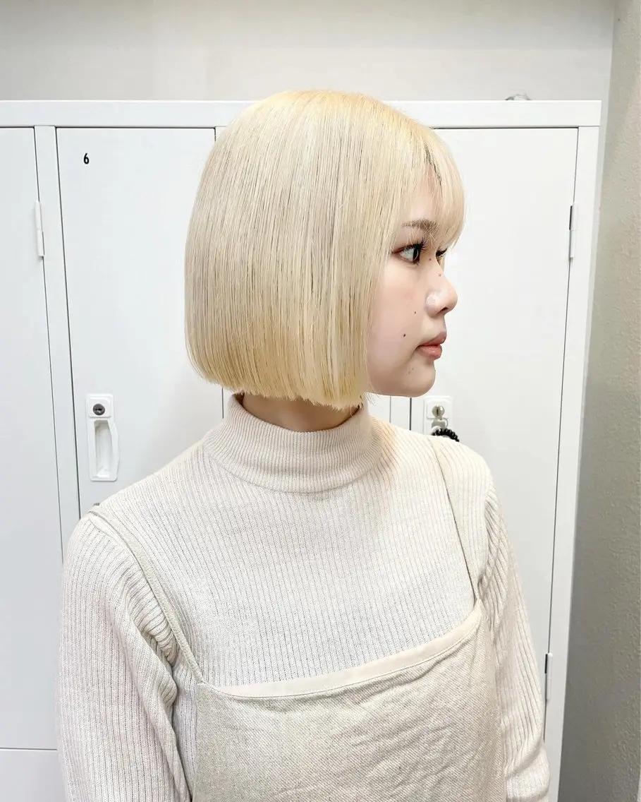 ショート カラー 田中大星 /ボブ 縮毛矯正のヘアスタイル