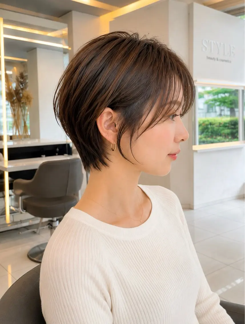 ショート カット ショートカット/ コテ巻きパーマ/なおのヘアスタイル