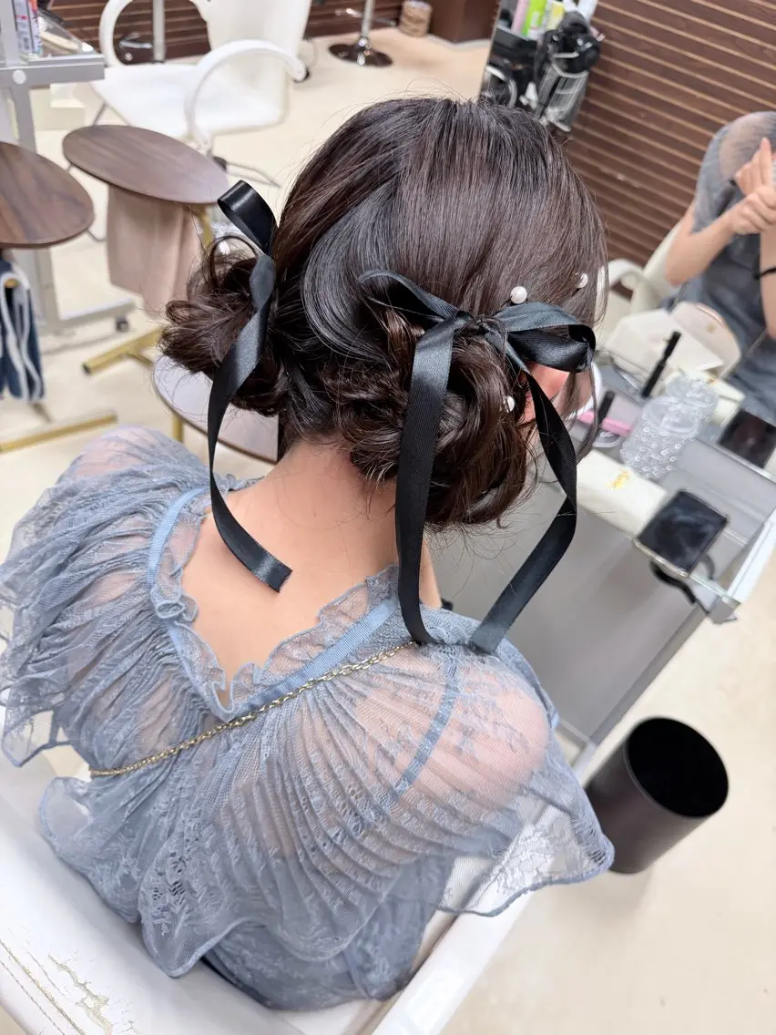 セミロング 🎀 KUBO AYAKA 🎀✨のヘアスタイル
