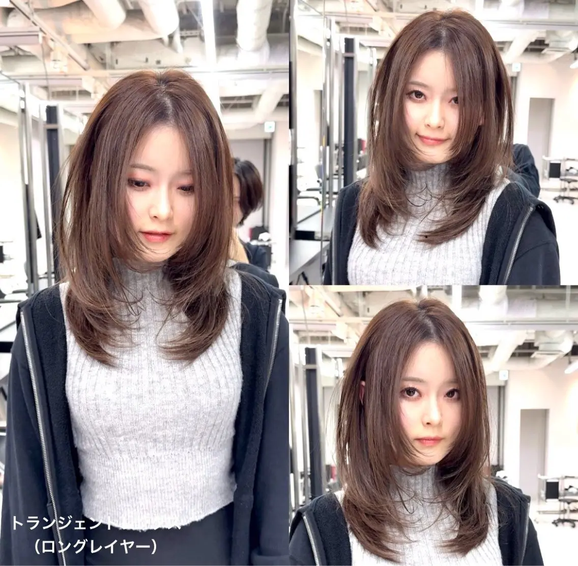 ロング ロングレイヤー デート 顔まわりレイヤー レイヤーカット ロング 海外ヘア / Juanのヘアスタイル
