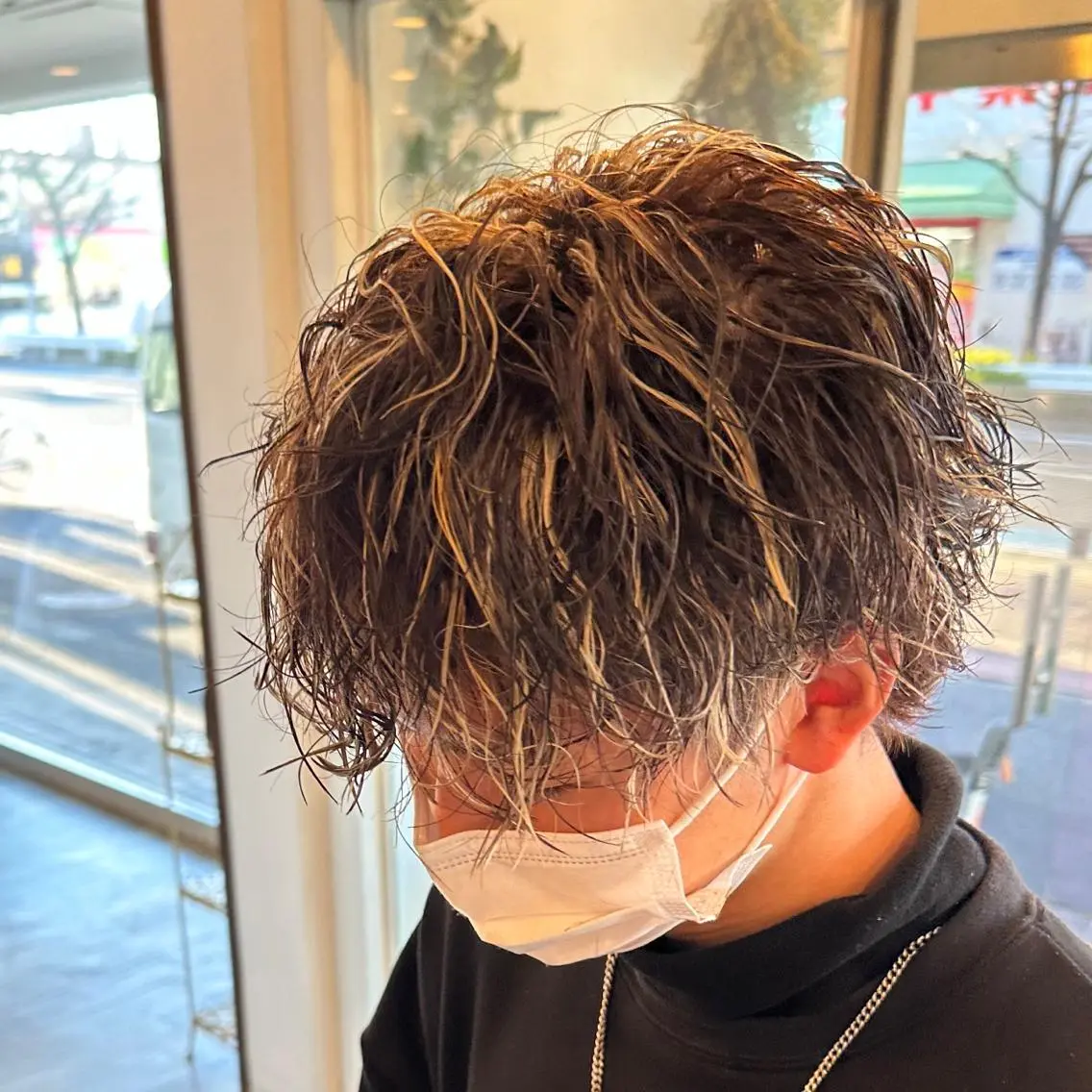 ショート メンズ メンズハイライト ハイライト 北村 勇樹のヘアスタイル