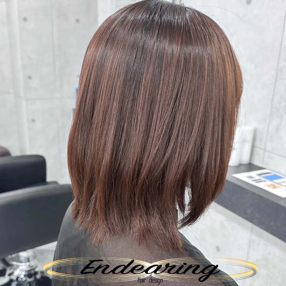 カラー ベージュカラー ブラウンカラー 透明感カラー カット ヘアカラー Endearing 銀座/レイヤーカットのヘアスタイル