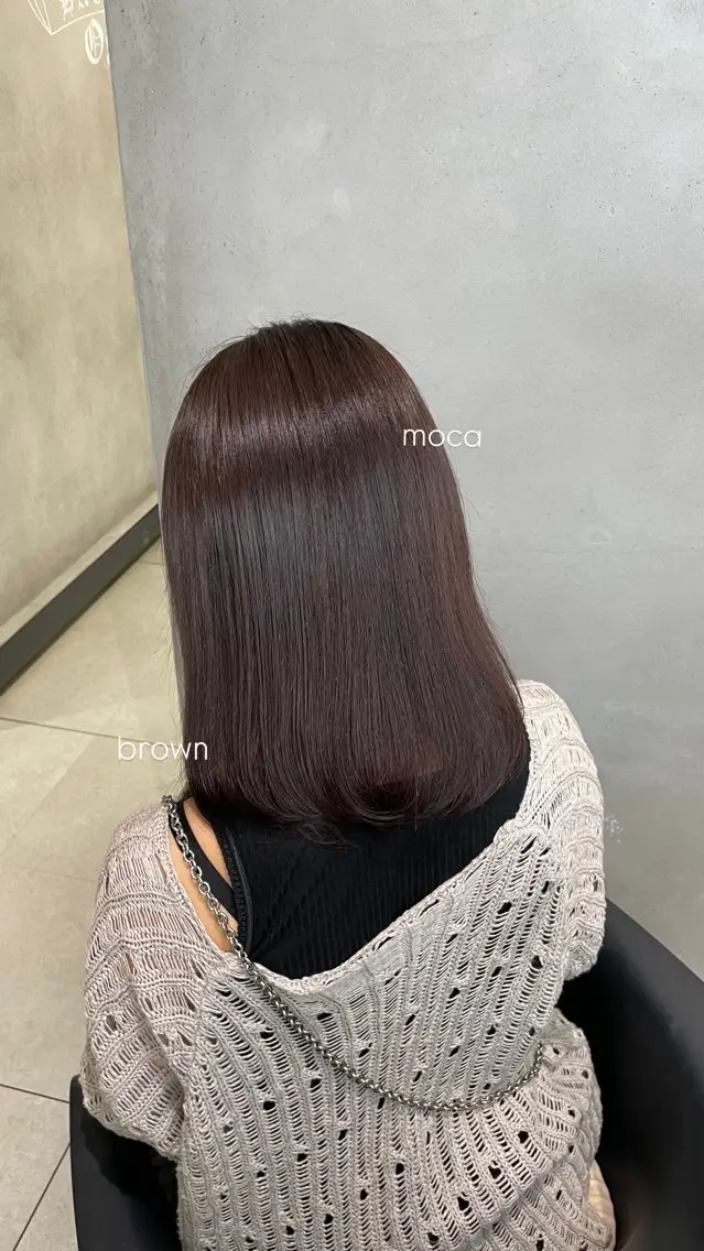 カラー offwhite Nano🪩🧡のヘアスタイル