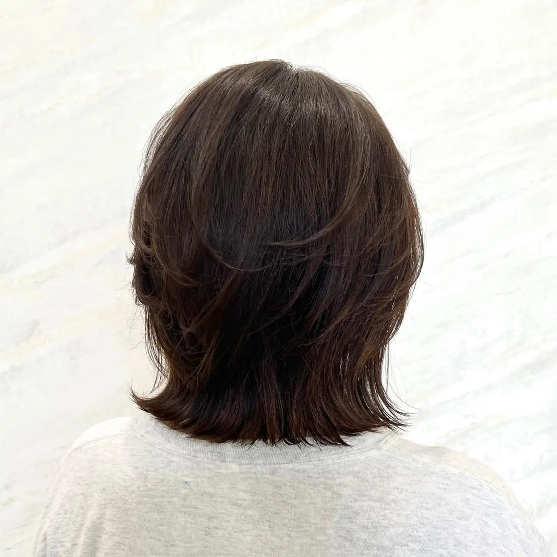 ミディアム カラー 顔周りカット/透明感 カラー🤍大塚蛍のヘアスタイル