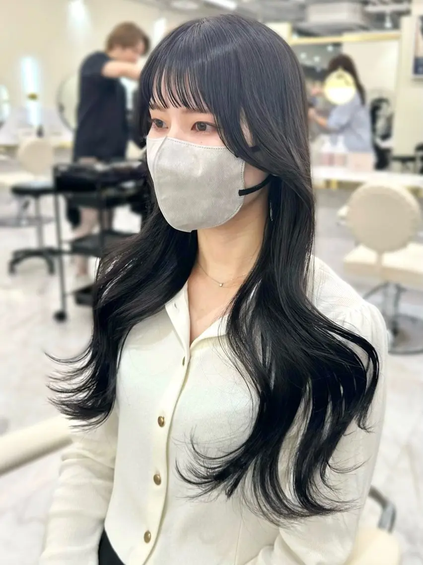 ロング カラー ヘアアレンジ カット ヘアカラー トリートメント ニシダヒカリ🌙 髪質改善×似合わせのヘアスタイル