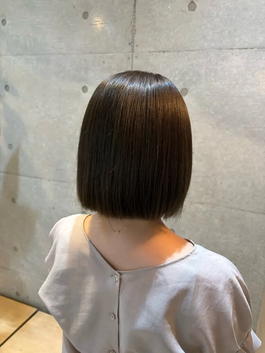 ミディアム カラー ヘアカラー 表参道/かなみ /透明感カラーのヘアスタイル