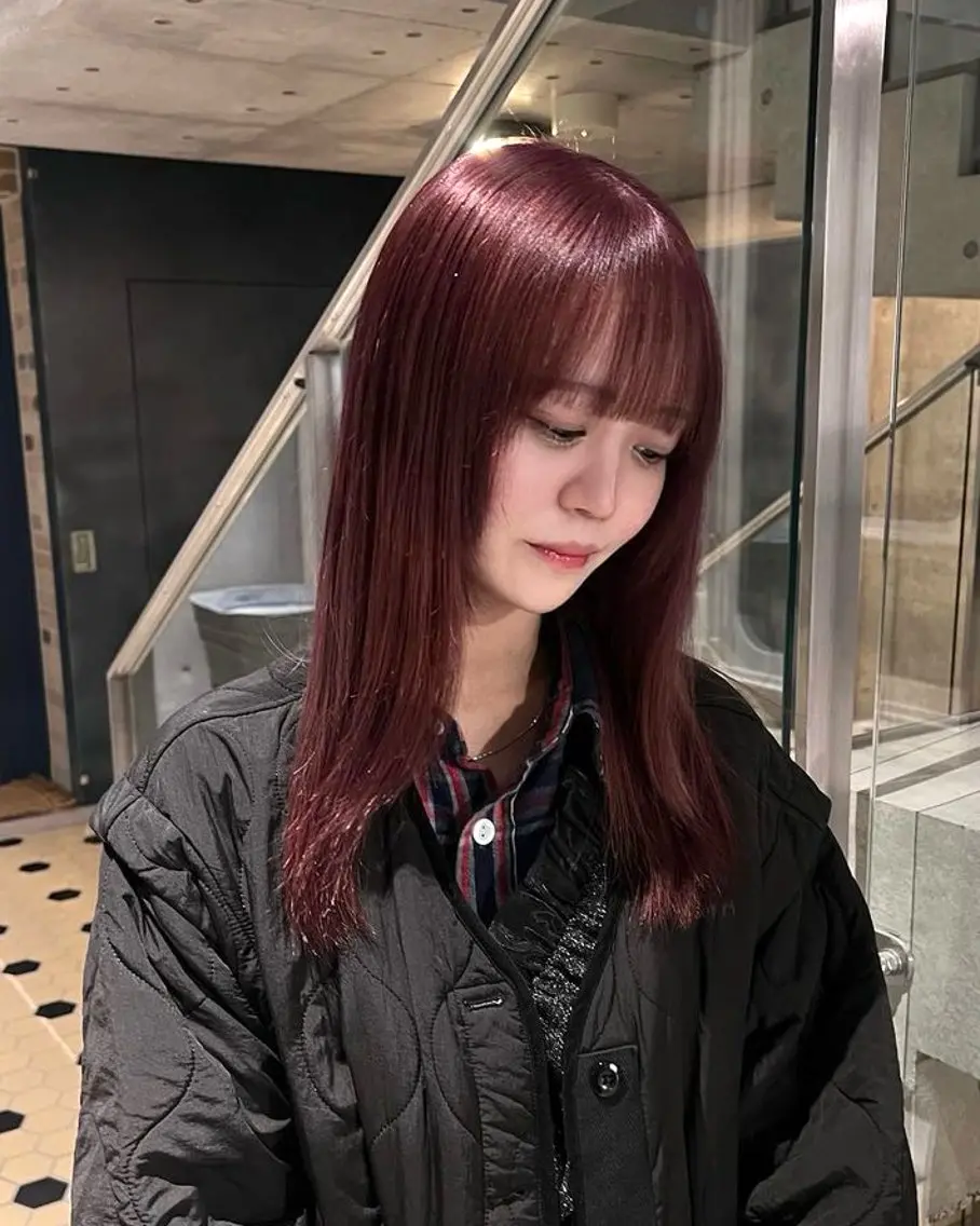 カラー ヘアカラー トリートメント RINA .のヘアスタイル