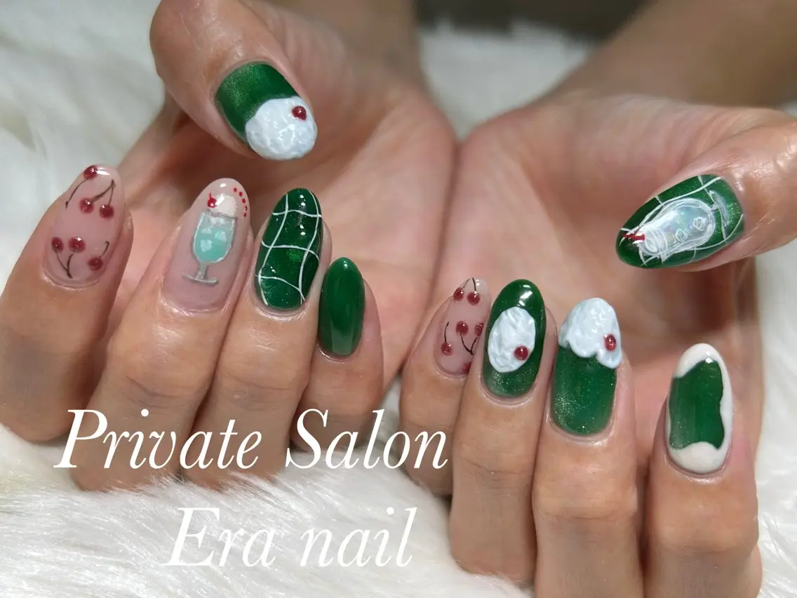 ネイル 持ち込み ハンドネイル Era nailのネイルデザイン