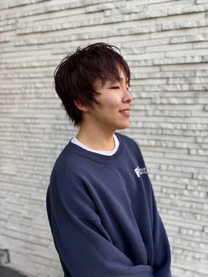 カラー メンズ カット 垂見 侑哉のヘアスタイル