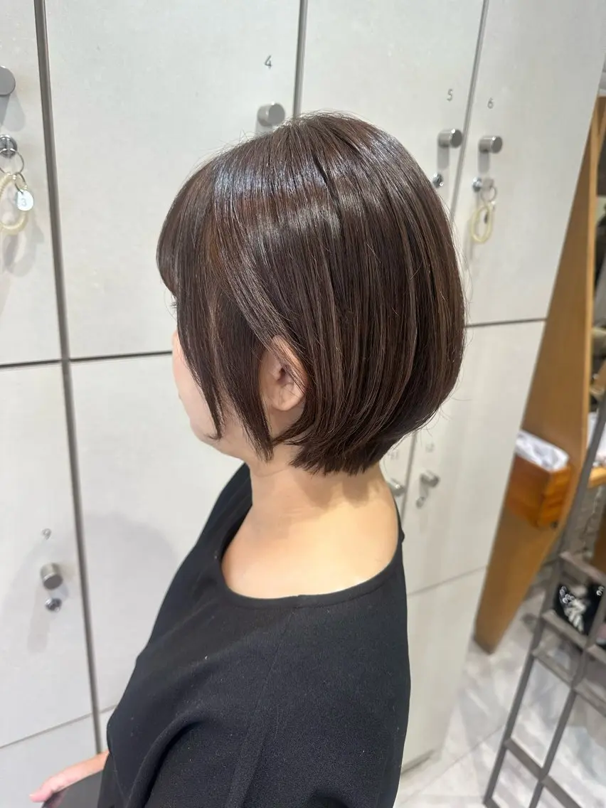 ショート カット ヘアカラー トリートメント 美髪矯正/渡辺 りんのヘアスタイル
