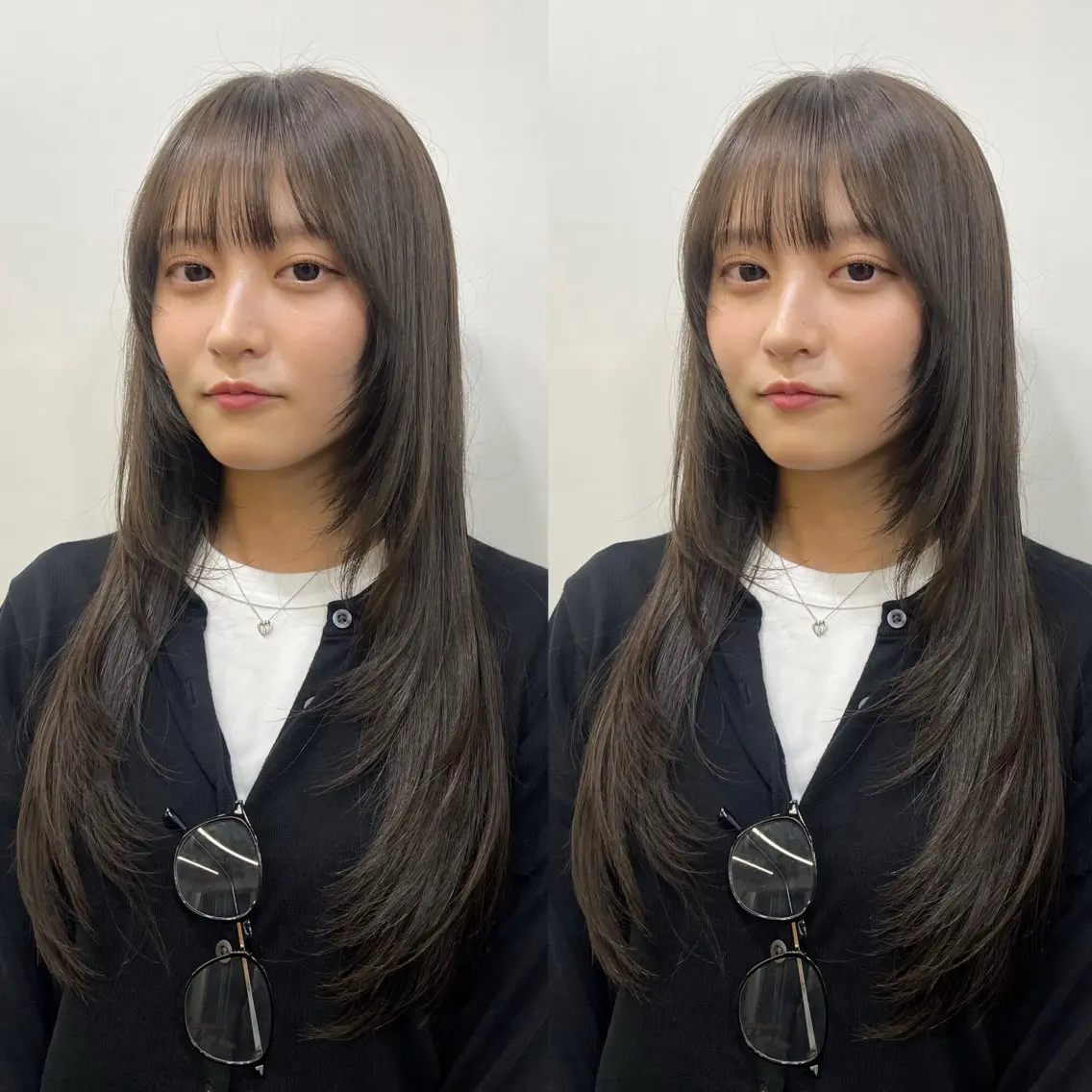 ロング カラー パーマ ヘアアレンジ メンズ ダブルカラー 顔周りカット 髪質改善 レイヤーカット トリートメント 💎髪質改善特化💎 RUITOのヘアスタイル