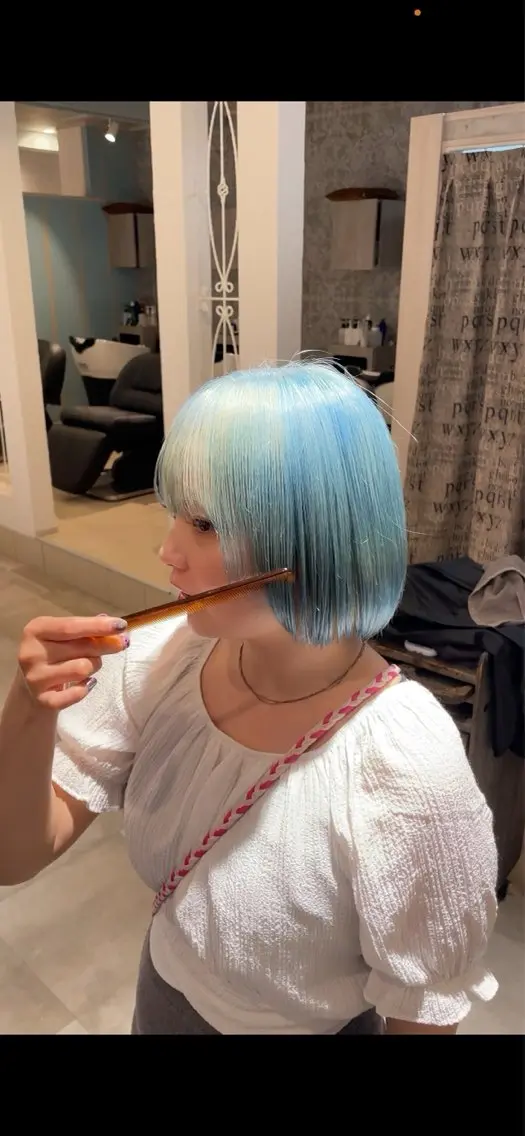 ミディアム カラー ヘアアレンジ カット ヘアカラー 小野寺祐希人/メンズ パーマ/ハイトーンのヘアスタイル