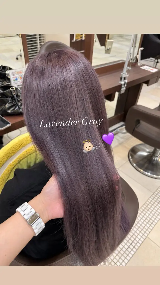 セミロング ベージュ/ピンク IBUKI🍒のヘアスタイル