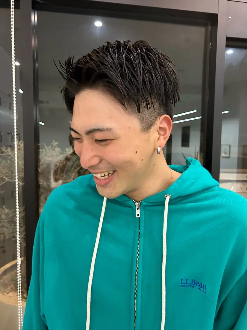 ショート メンズ 佐々木 大地のヘアスタイル