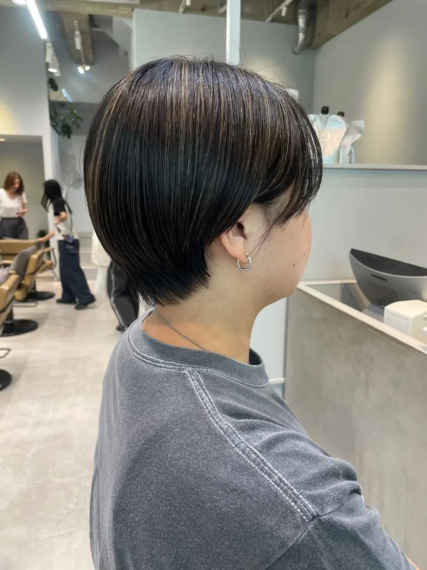 ショート ショートヘア カット ヘアカラー いまかわ ゆなのヘアスタイル