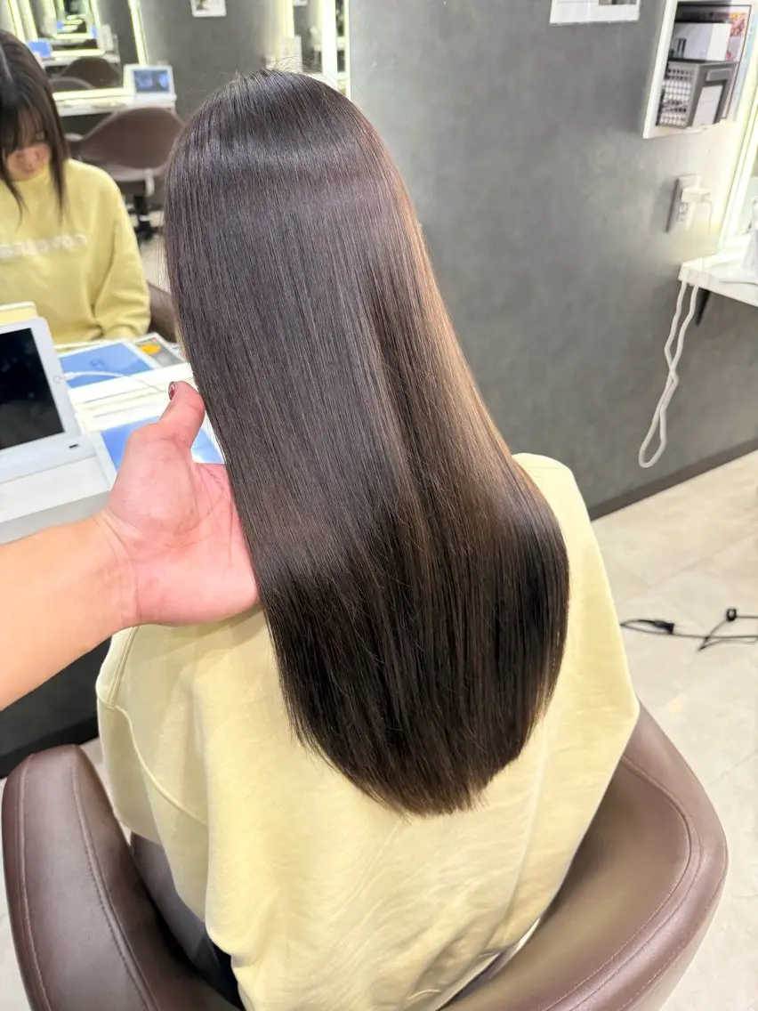 ロング カラー 問屋町【Lia】モ デル様募集中✨みなのヘアスタイル