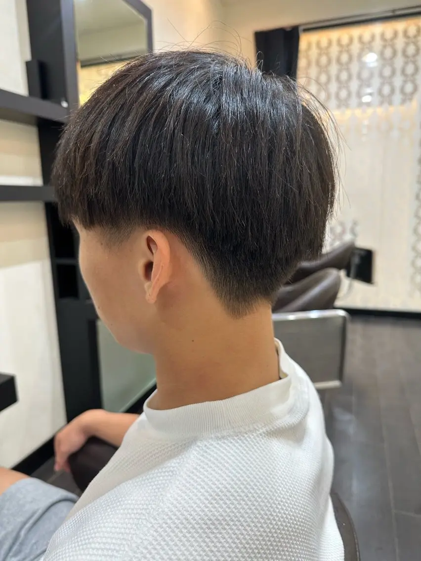 メンズ ナチュラルヘア 神田一瑳のヘアスタイル