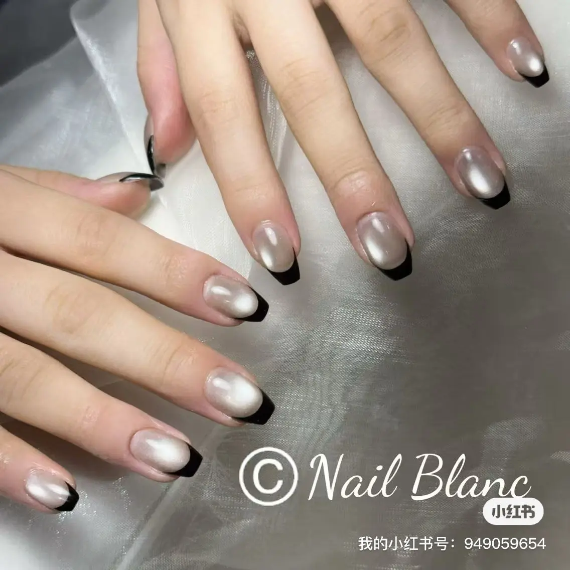 💅カラーフレンチ【パーツ2個付き】ベース追加+500の写真
