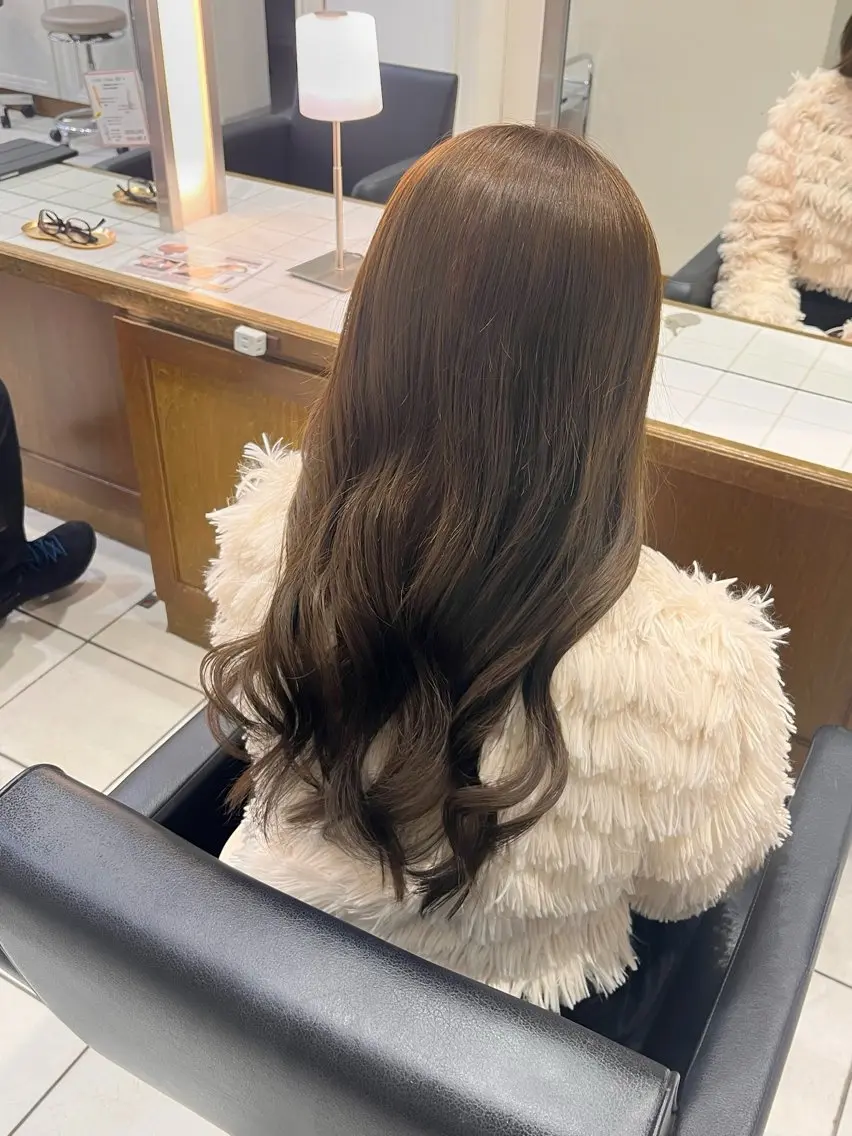 ロング 🎀透明感カラー🎀 稲垣至恩🎀のヘアスタイル