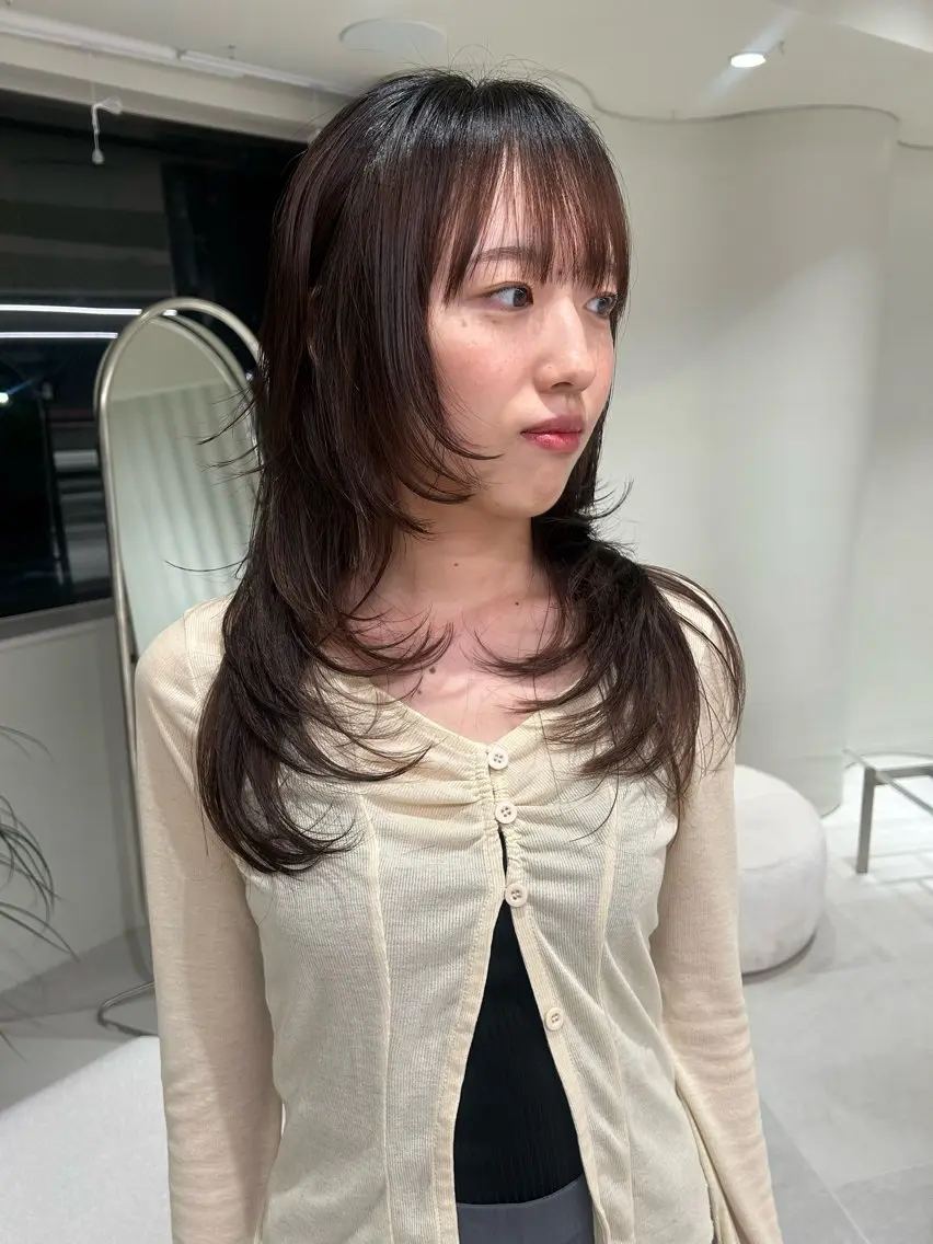 レイヤーカットの写真