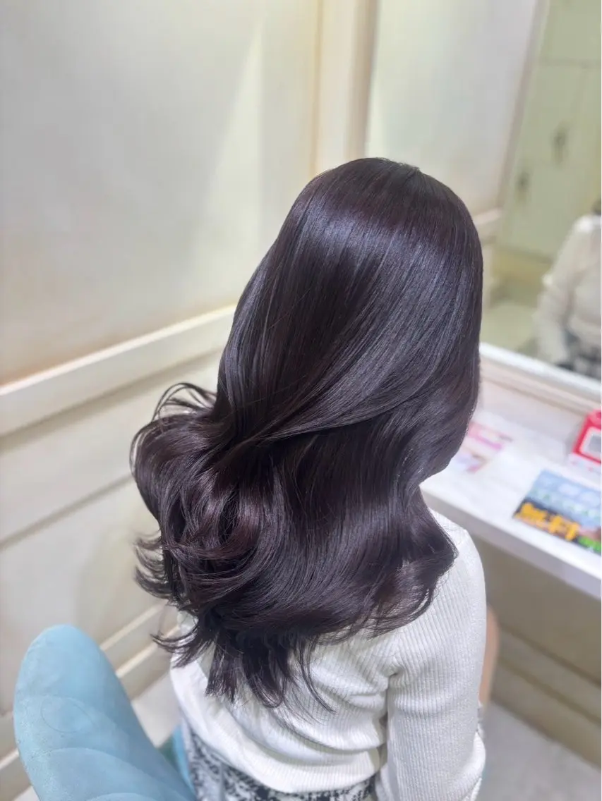 ロング カット ヘアカラー トリートメント 美髪矯正🫧艶髪特化 🫧関口太郎のヘアスタイル