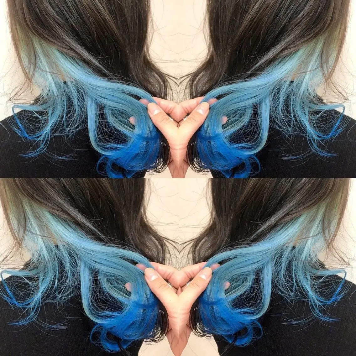 ロング カラー ブルーカラー 髪質改善特化 サロン✨代表HIROのヘアスタイル