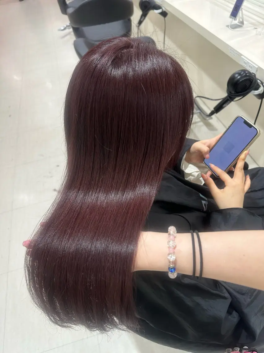 ロング カラー ヘアアレンジ ヘアカラー 🎀 yuuka🎀のヘアスタイル