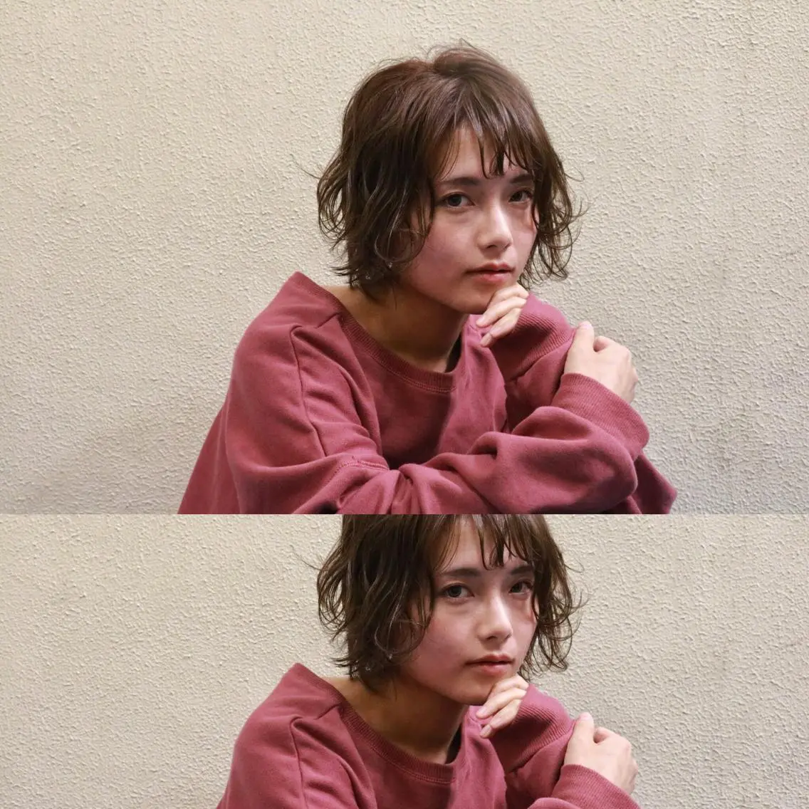 ショート カラー パーマ 🟦髪質改善6年 💊YAMAMOTOのヘアスタイル