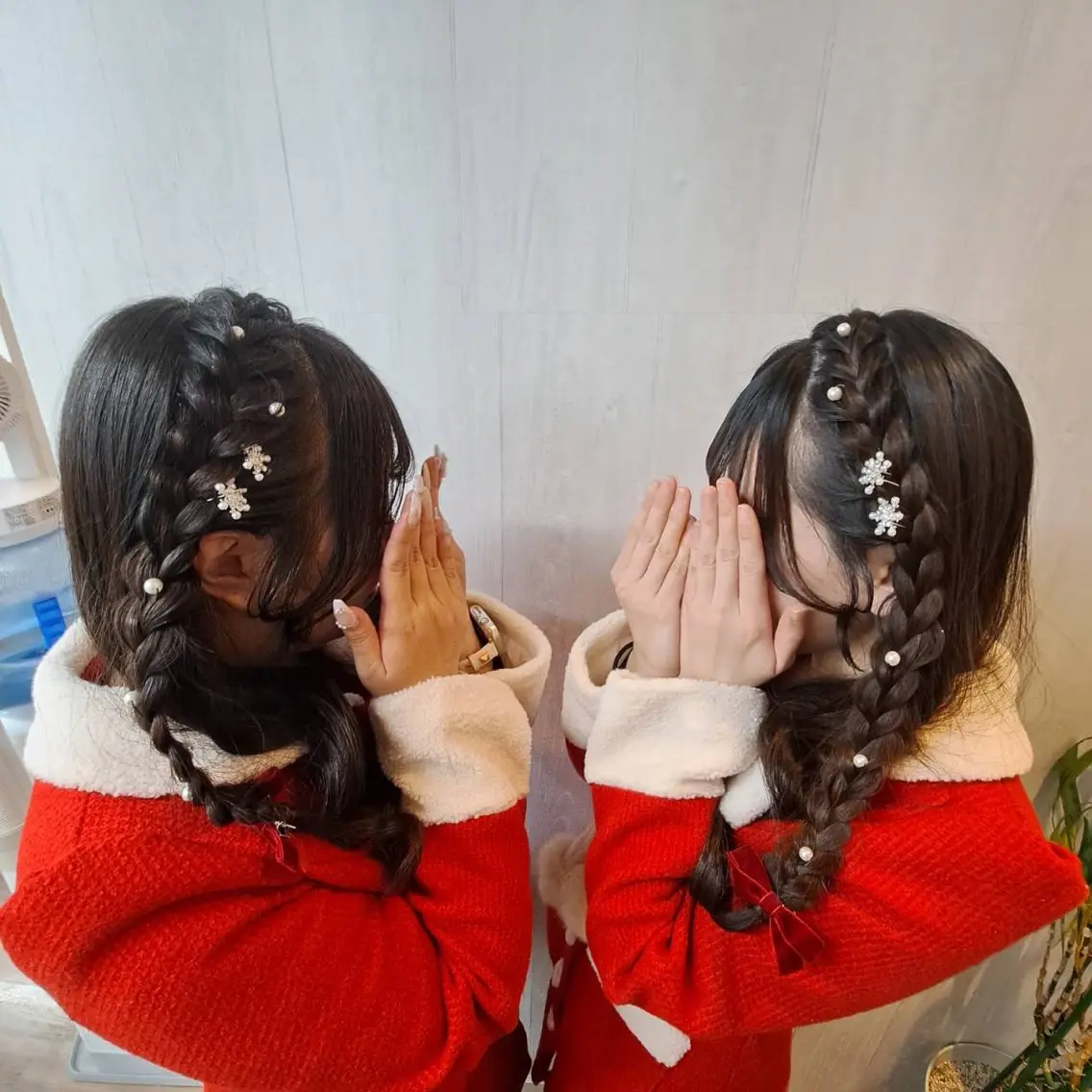 ヘアアレンジ クリスマス ヘアセット GLOSS 心斎橋 山上のヘアスタイル