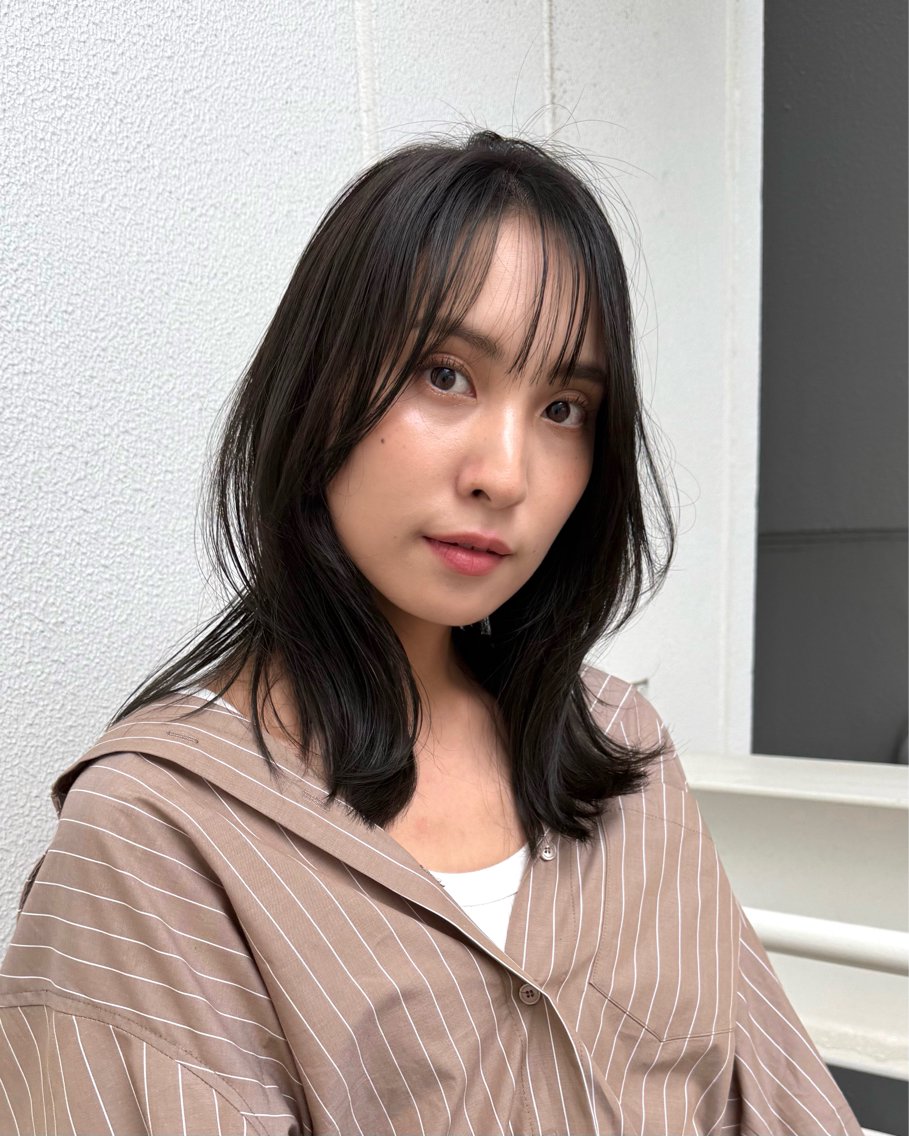 ミディアム カラー ERI/髪質改善矯正 newi町田のヘアスタイル