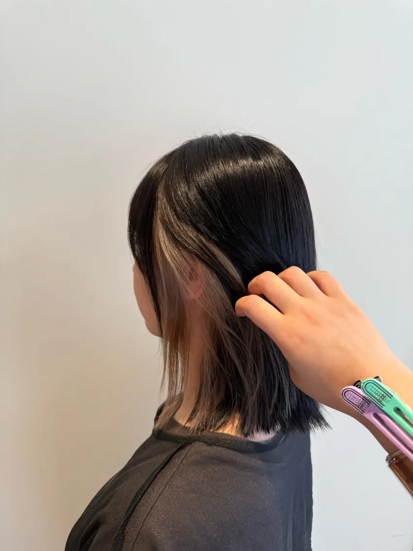 ミディアム ヘアカラー かとう きりん🎀🪽のヘアスタイル