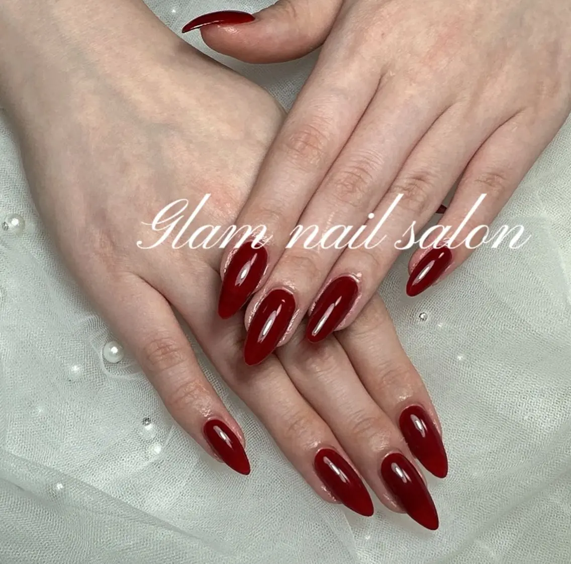ネイル Glam 長さだし専門のネイルデザイン