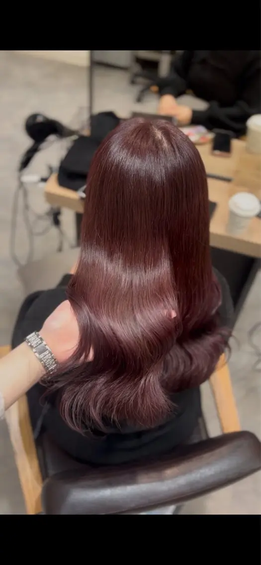 ロング カラー ブリーチ ピンクカラー カット ヘアカラー トリートメント Ami♡表参道/艶髪 ピンク/盛れカットのヘアスタイル