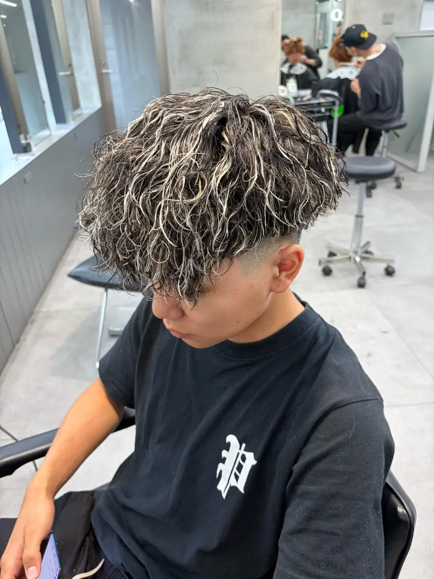 パーマ メンズ メンズ専門サロン 田上 優人のヘアスタイル