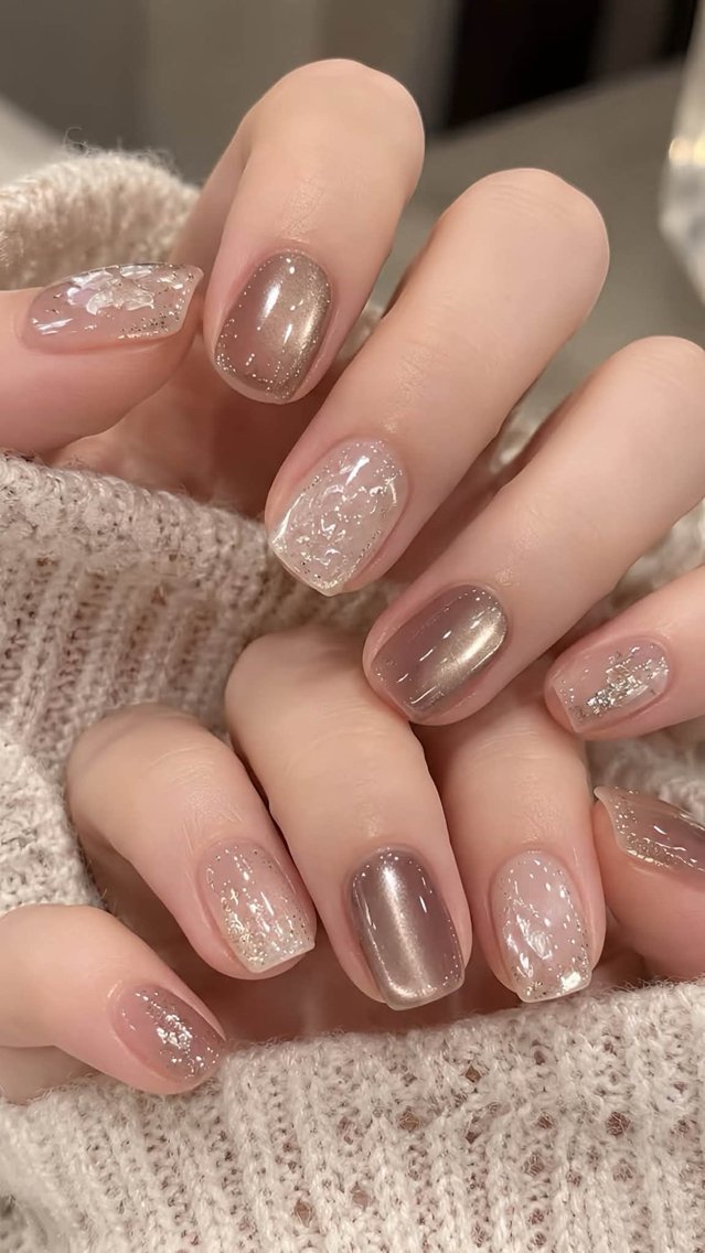 ネイル ガーリー 韓国ネイル ロングネイル マグネットネイル 持ち込み ハンドネイル HARI NAILのネイルデザイン