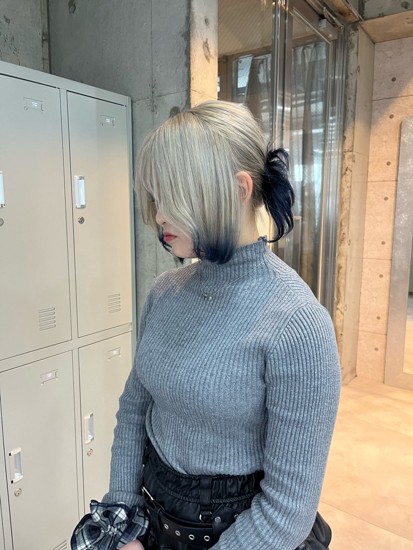 セミロング ヘアカラー 福岡/艶カラー /syokoのヘアスタイル