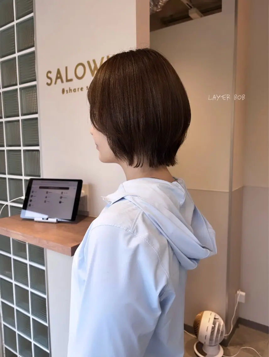 ショート くびれヘア カット なぎ🌿.∘[ボブ, ニュアンスカラー]のヘアスタイル