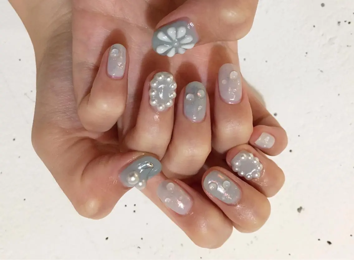 ネイル アートネイル ジェルネイル 持ち込み ハンドネイル nail salon Soeurのネイルデザイン