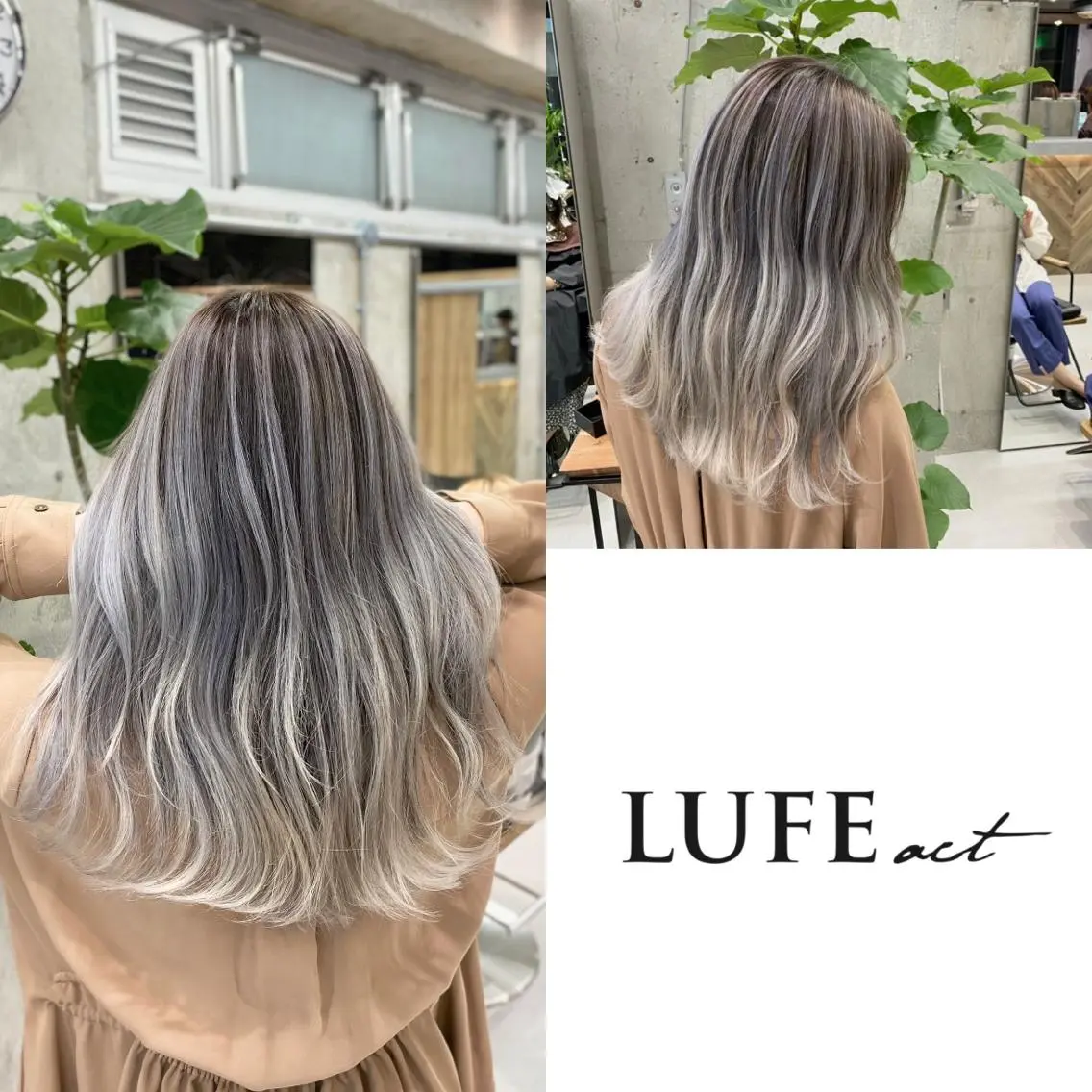 セミロング カラー バレイヤージュ レイヤーカット ヘアカラー トリートメント 🌈透明感カラー ✨松田龍也🌈のヘアスタイル