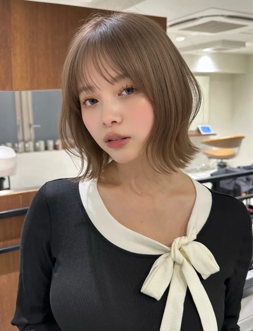 ショート カラー ヘアカラー 🎀ツヤ髪×モテヘア 🎀池袋/カナエのヘアスタイル
