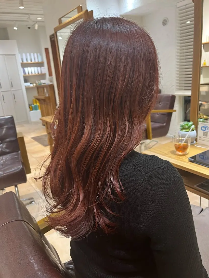 ミディアム カラー ブラウンカラー カット ヘアカラー トリートメント 🌈透明感カラー🌈 🌟吉田祐介🌟のヘアスタイル