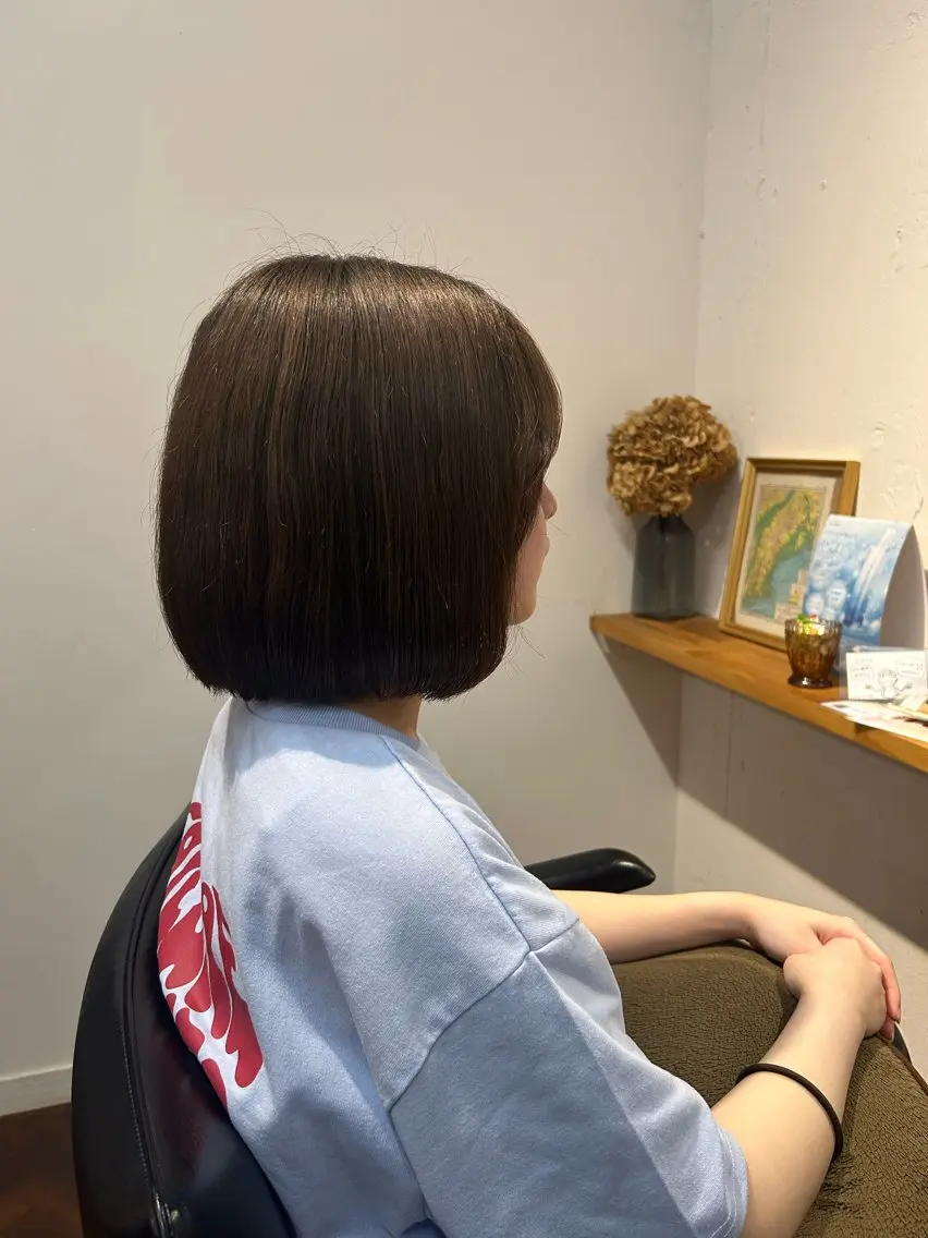 カラー ブリーチ ブラウンカラー あゆか 🐶のヘアスタイル
