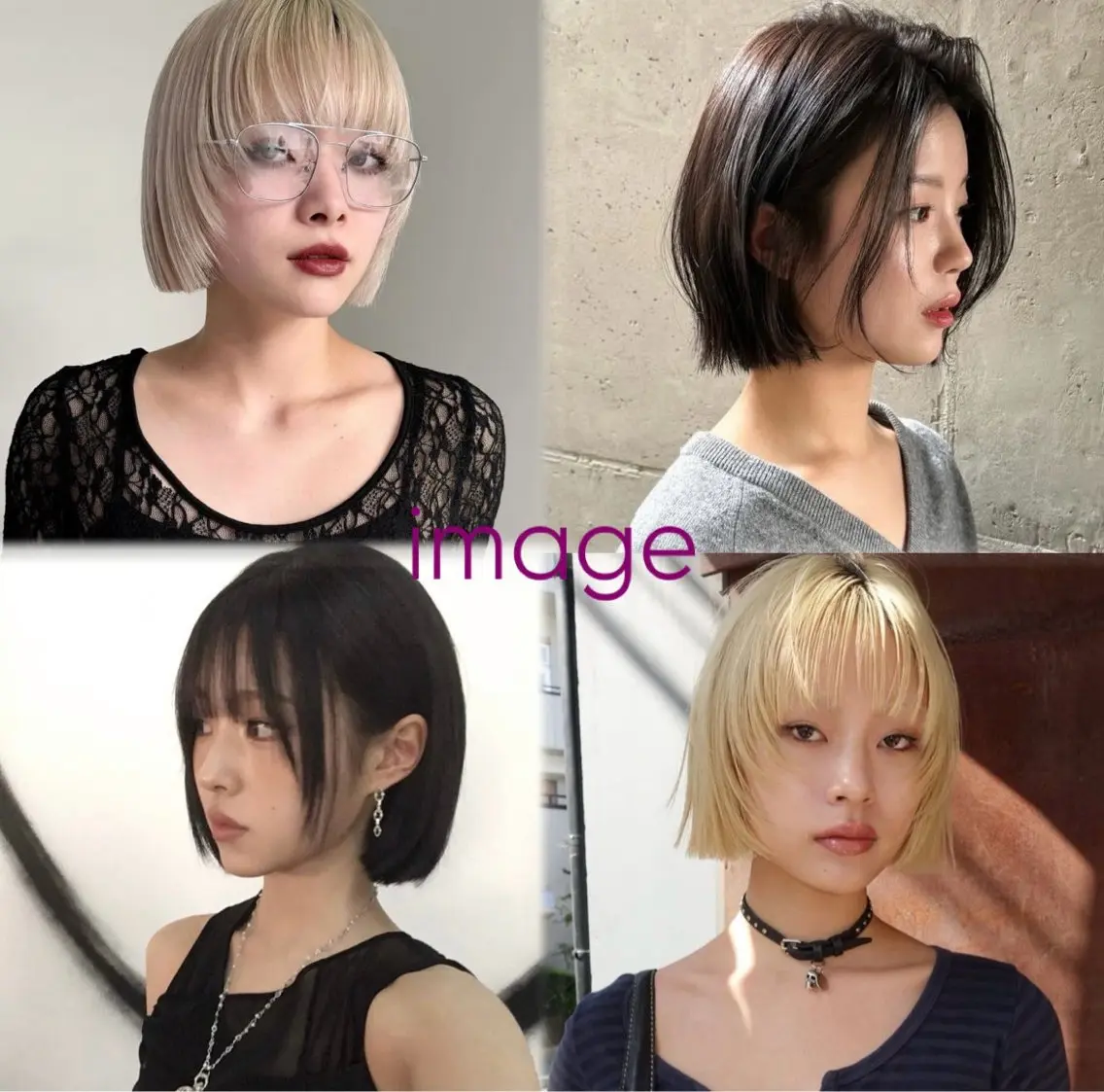 ショート 切りっぱなしボブ ボブ 🐈‍⬛ 桐弓🐾⭐︎のヘアスタイル