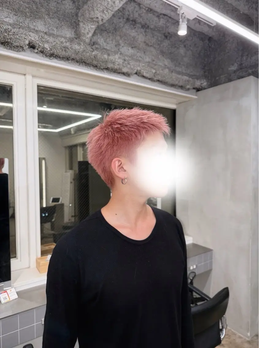 カラー メンズ エクステ×レイヤー ˖ ࣪⊹KIR̋Aのヘアスタイル