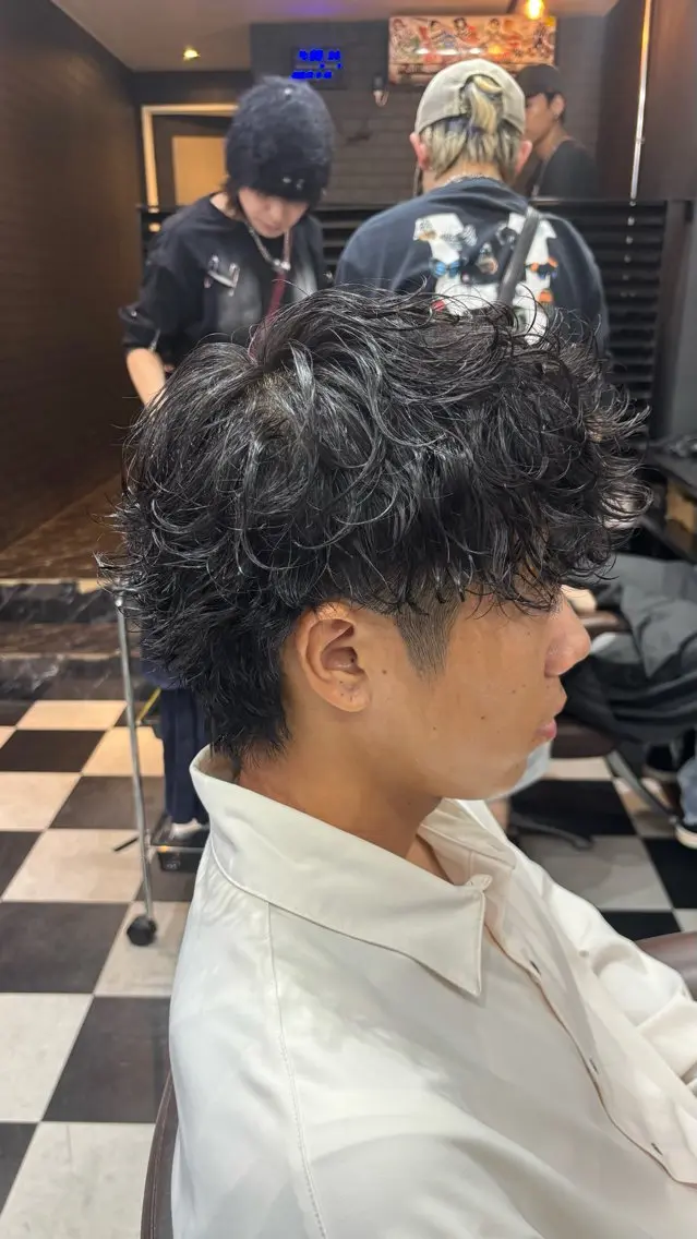 パーマ メンズ パーマ トリートメント 京都/伏見/メンズ/ 石田昂のヘアスタイル