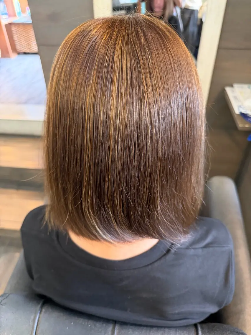 ショート カラー ハイライトカラー ハイライト ヘアカラー 村上 姫嘉のヘアスタイル